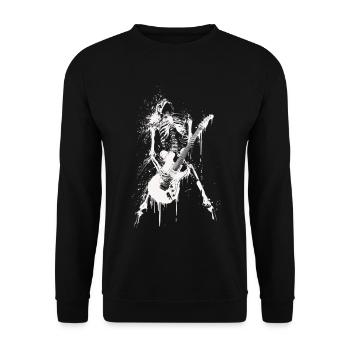 Rock it! - Unisex Pullover - Schwarz - Vorne - Alina (178cm) & Michal (187cm)