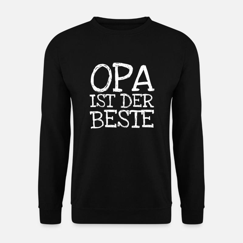 Opa Ist Der Beste - Unisex Pullover - Schwarz