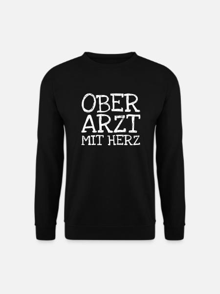 Ober Arzt Mit Herz - Unisex Pullover - Schwarz
