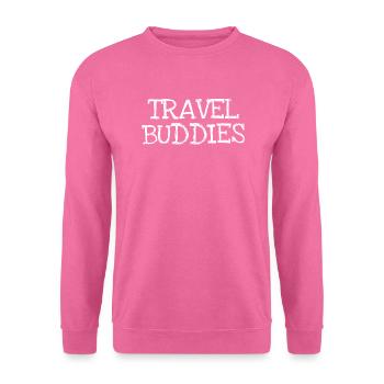 Travel buddies - Unisex Sweatshirt - pink - Front