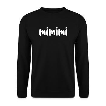 Mimimi - Unisex Pullover - Schwarz - Vorne - Alina (178cm) & Michal (187cm)
