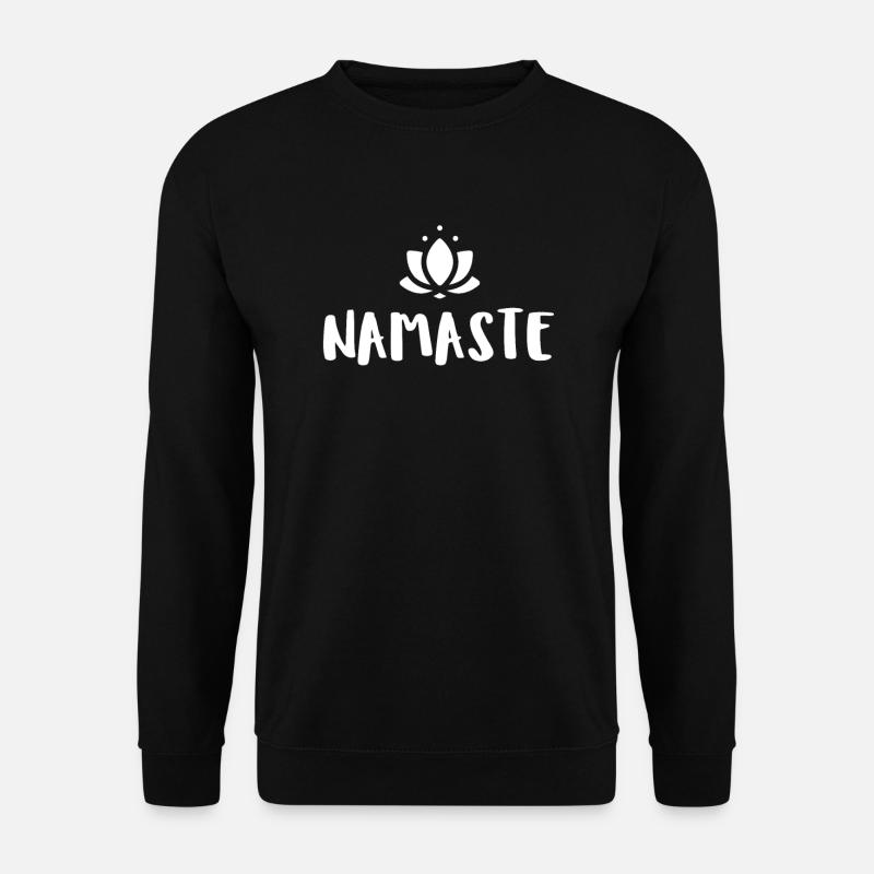 Namaste - Unisex Pullover - Schwarz