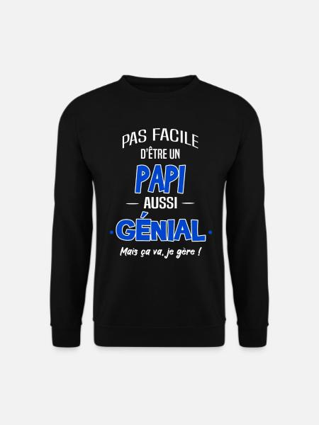 PAPI - Sweat-shirt Unisexe - noir