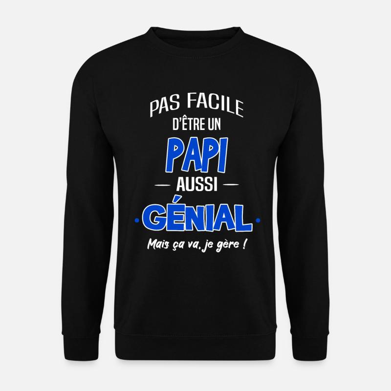 PAPI - Sweat-shirt Unisexe - noir