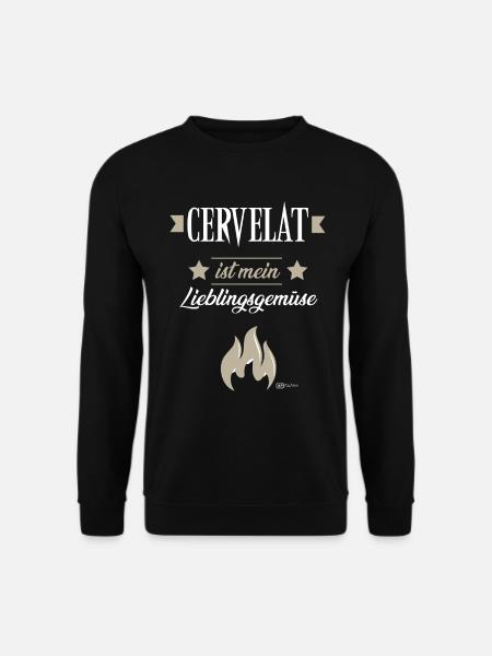 Cervelat ist mein Lieblingsgemüse - Unisex Pullover - Schwarz