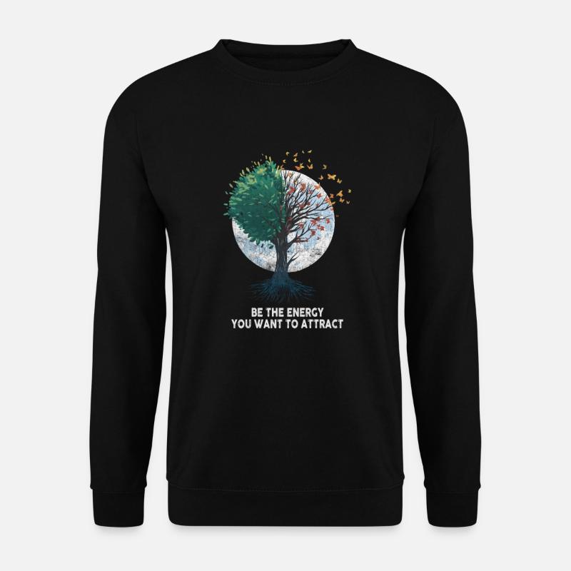 Tree Yggdrasil Viking Celtic Norse Life Symbol - Unisex Pullover - Schwarz
