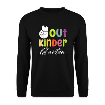 Jardin d’enfants - Sweat-shirt Unisexe - noir - Devant - Alina (178cm) & Michal (187cm)