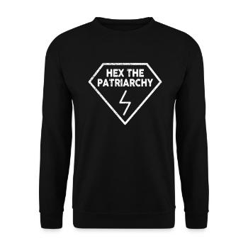 Hex Le Patriarcat - Sweat-shirt Unisexe - noir - Devant - Alina (178cm) & Michal (187cm)