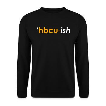 Historical Black College University - Unisex Sweatshirt - black - Front - Alina (178cm) & Michal (187cm)