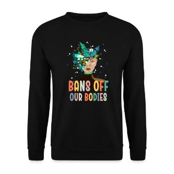 Bannir nos corps protéger la liberté Choisir les femmes - Sweat-shirt Unisexe - noir - Devant - Alina (178cm) & Michal (187cm)