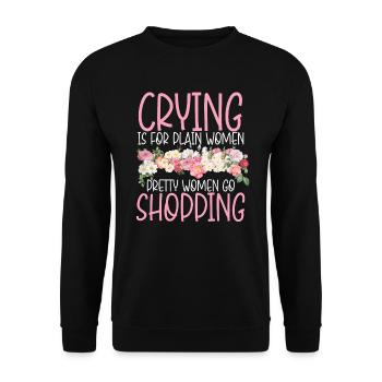 Jolies femmes vont faire du shopping Forte Maman Maman Maman - Sweat-shirt Unisexe - noir - Devant - Alina (178cm) & Michal (187cm)