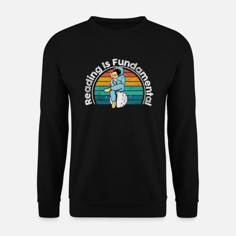 Reading Is Fundamental - Unisex Pullover - Schwarz