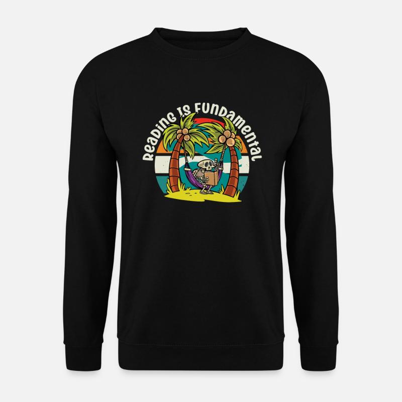Reading Is Fundamental - Unisex Pullover - Schwarz