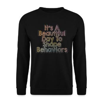 Beautiful Day Behavioral Shape Behaviors - Unisex Sweatshirt - black - Front - Alina (178cm) & Michal (187cm)