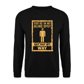 Bewusstsein für blinde Blindheit Sehbehinderte - Unisex Pullover - Schwarz - Vorne - Alina (178cm) & Michal (187cm)