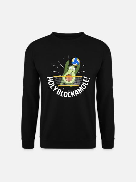 Holy Blockamole Volleyball Avocado - Unisex Pullover - Schwarz