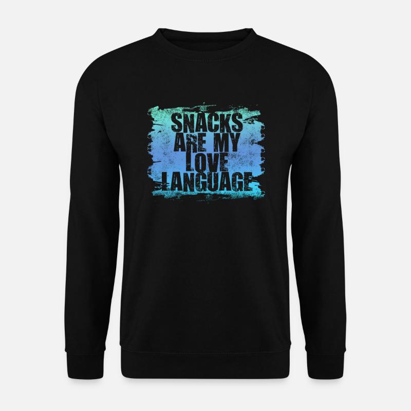 Snacks Are My Love Language - Unisex Sweatshirt - black