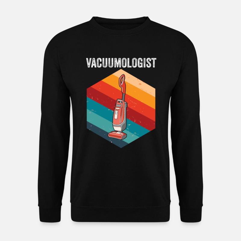 Staubsauger - Unisex Pullover - Schwarz
