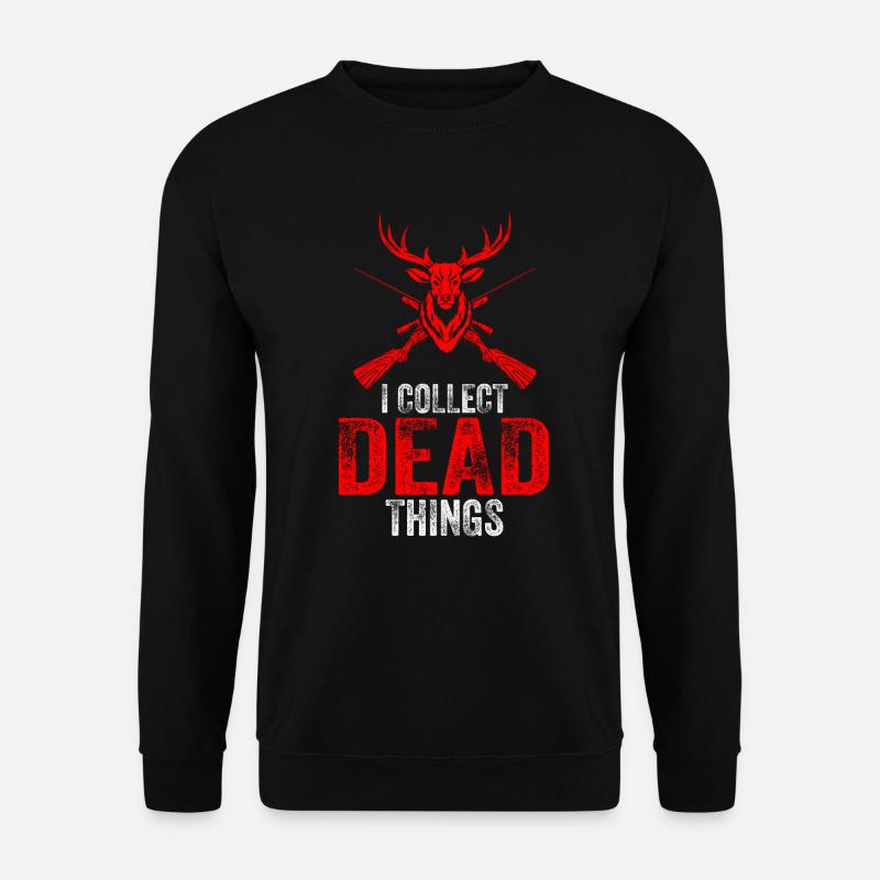 Ich sammle tote Dinge - Unisex Pullover - Schwarz