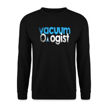 Staubsauger Vakuumlogist - Unisex Pullover - Schwarz - Vorne - Alina (178cm) & Michal (187cm)