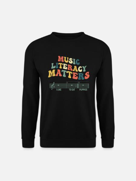 Music Literacy Matters - Unisex Sweatshirt - black