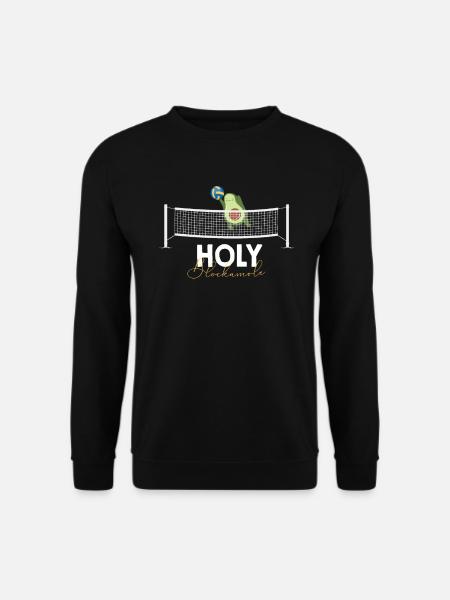 Holy Blockamole Volleyball Avocado - Unisex Sweatshirt - black