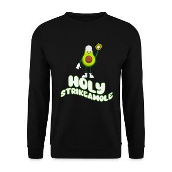 Holy Strikeamole Baseball Softball Avocat - Sweat-shirt Unisexe - noir - Devant - Alina (178cm) & Michal (187cm)