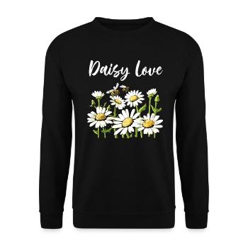 Daisy Love - Sweat-shirt Unisexe - noir - Devant - Alina (178cm) & Michal (187cm)