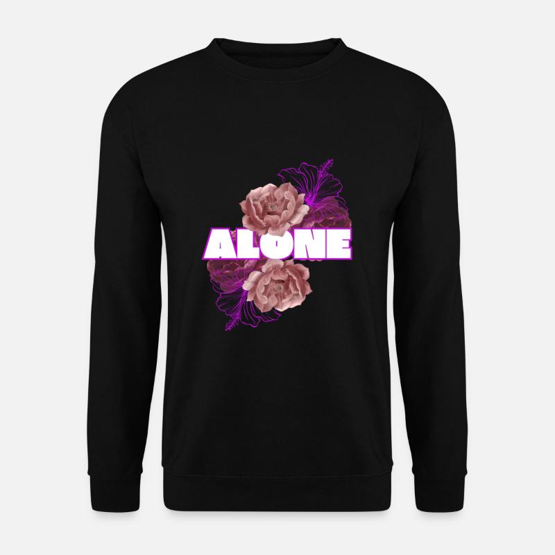 FLOREAL ALLEIN - Unisex Pullover - Schwarz