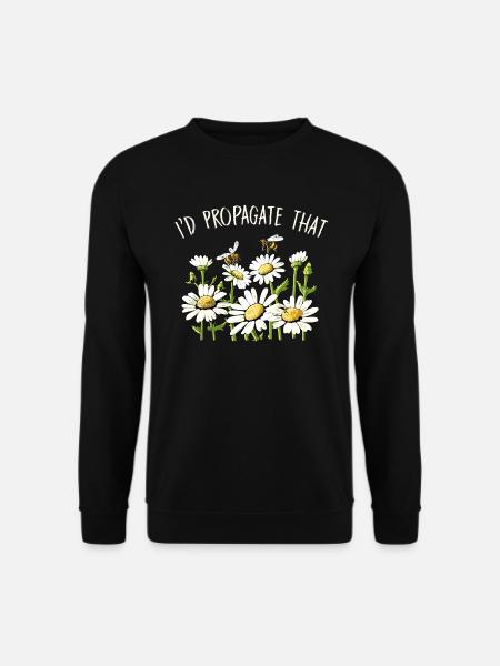 Marguerites Daisy Summer Daisies Flower Garden - Unisex Sweatshirt - black