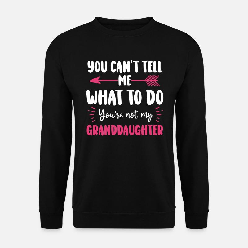 Nicht meine Enkelin - Unisex Pullover - Schwarz