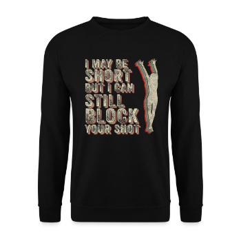 Je peux bloquer votre tir Volleyball de plage - Sweat-shirt Unisexe - noir - Devant - Alina (178cm) & Michal (187cm)