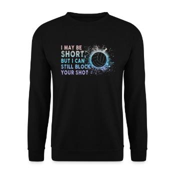 Je peux bloquer votre tir Volleyball de plage - Sweat-shirt Unisexe - noir - Devant - Alina (178cm) & Michal (187cm)