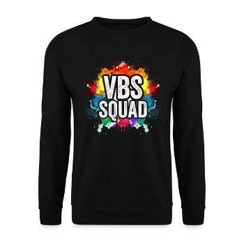 VBS Squad Bibel Shool - Unisex Pullover - Schwarz - Vorne - Alina (178cm) & Michal (187cm)