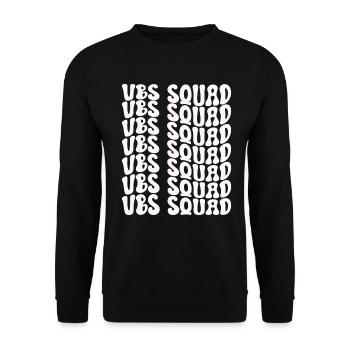 VBS Squad Bibel Shool - Unisex Pullover - Schwarz - Vorne - Alina (178cm) & Michal (187cm)