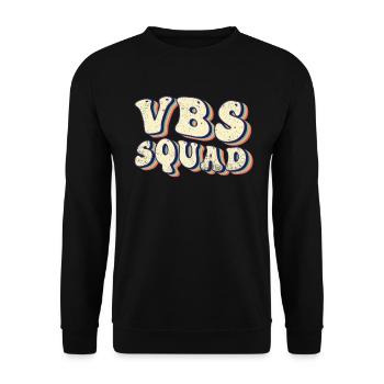VBS Squad Bibel Shool - Unisex Pullover - Schwarz - Vorne - Alina (178cm) & Michal (187cm)