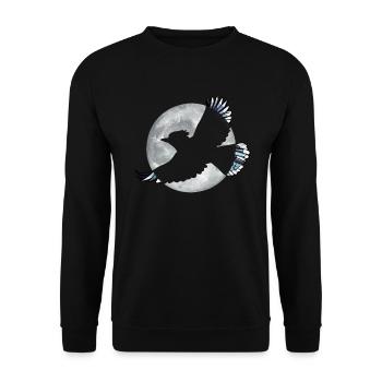 Bird Watching Birder Ornithologist Bird Lover - Unisex Sweatshirt - black - Front - Alina (178cm) & Michal (187cm)