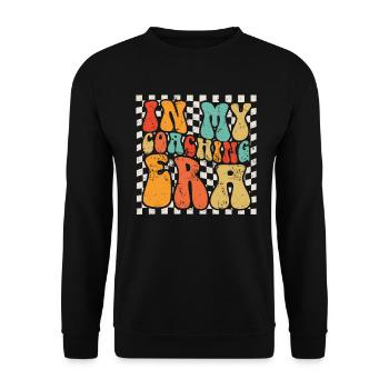 Coach Era Coaching Tees Sports Team Staff - Unisex Sweatshirt - black - Front - Alina (178cm) & Michal (187cm)