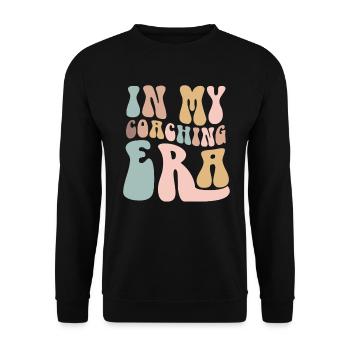 Coach Era Coaching Tees Sports Team Staff - Unisex Sweatshirt - black - Front - Alina (178cm) & Michal (187cm)