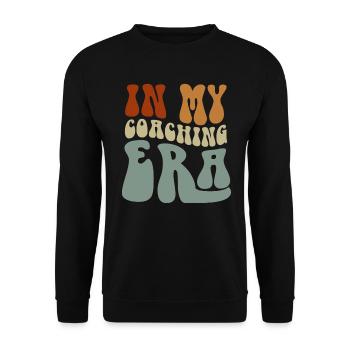 Coach Era Coaching Tees Sports Team Staff - Unisex Sweatshirt - black - Front - Alina (178cm) & Michal (187cm)