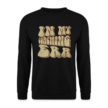 Coach Era Coaching Tees Sports Team Staff - Unisex Sweatshirt - black - Front - Alina (178cm) & Michal (187cm)