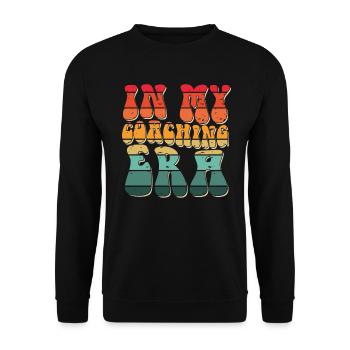 Coach Era Coaching Tees Sports Team Staff - Unisex Sweatshirt - black - Front - Alina (178cm) & Michal (187cm)