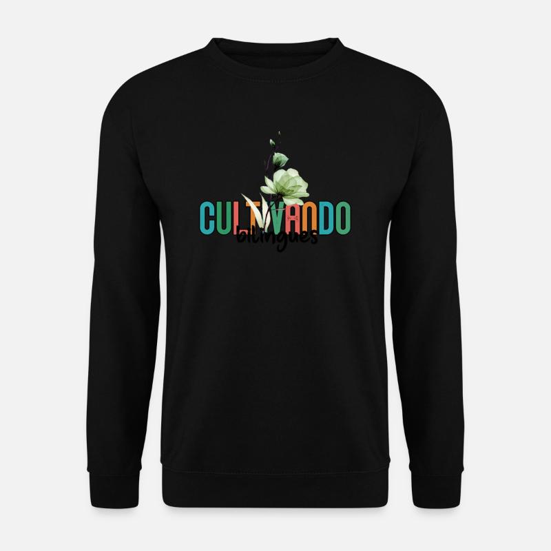 Cultivando Bilingües Spanish Teacher Apparel - Unisex Sweatshirt - black