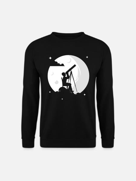 Weltraumfotografie Sternenbeobachtung Teleskop Astronomie - Unisex Pullover - Schwarz