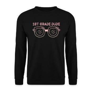 Professeur de maternelle Drôle Étudiant 1er Diplôme - Sweat-shirt Unisexe - noir - Devant - Alina (178cm) & Michal (187cm)