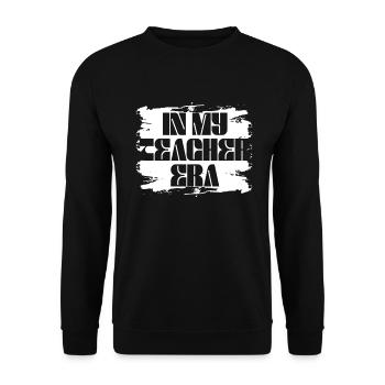 In My Teaching Era Teaching - Unisex Sweatshirt - black - Front - Alina (178cm) & Michal (187cm)