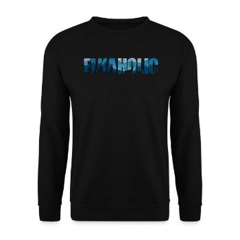 Elchjagd Elkaholic Jäger - Unisex Pullover - Schwarz - Vorne - Alina (178cm) & Michal (187cm)