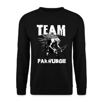 Pukwudgie Cryptid Folklore Myths - Unisex Sweatshirt - black - Front - Alina (178cm) & Michal (187cm)