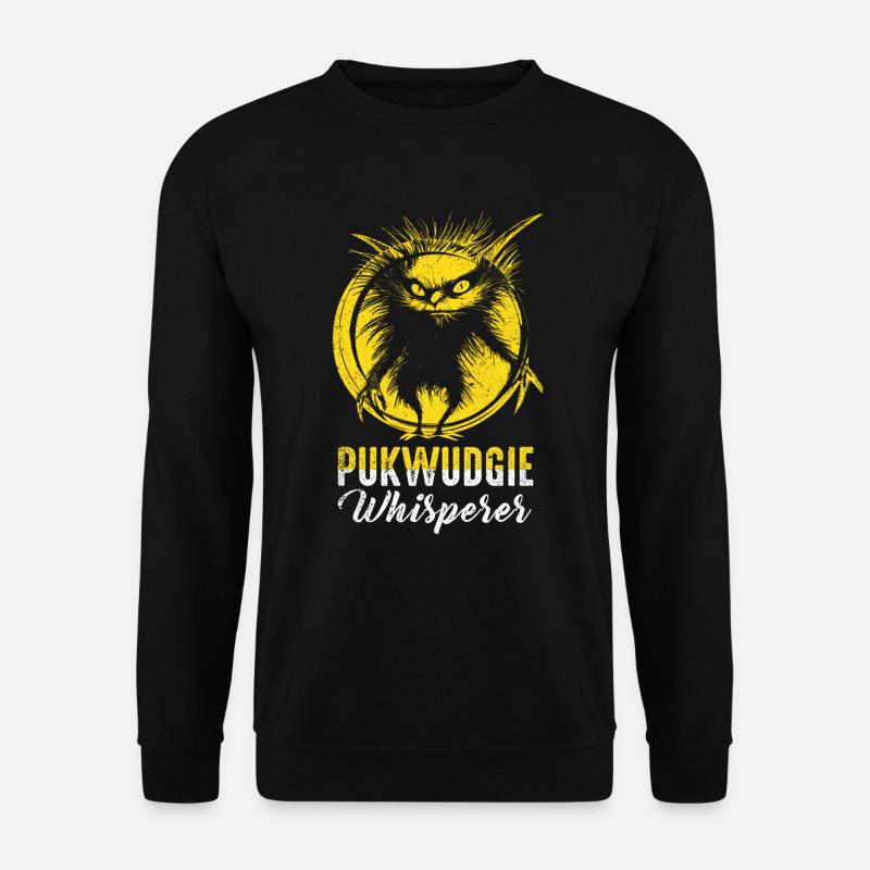 Pukwudgie Cryptid Folklore Myths - Unisex Sweatshirt - black