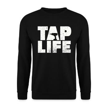 Sirop d’érable Tapper Hommes Femmes Automne - Sweat-shirt Unisexe - noir - Devant - Alina (178cm) & Michal (187cm)